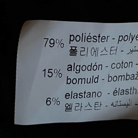 NWT Black Midi Dress with Green Buckle Strap. Size M. - Picture 8 of 9